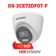 CAMERA COLORVU TVI HIKVISION DS-2CE72DF0T-F 2MP - HÌNH ẢNH MÀU SẮC 24/7