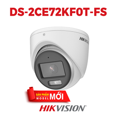 CAMERA TVI HIKVISION DS-2CE72KF0T-FS COLORVU 3K (5MP) - HÌNH ẢNH MÀU SẮC 24/7