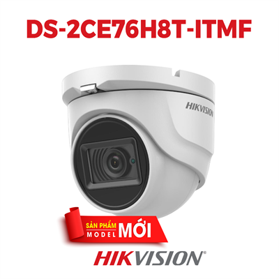 CAMERA TVI HIKVISION DS-2CE76H8T-ITMF 5 MEGAPIXEL ULTRA LOW LIGHT & CHỐNG NGƯỢC SÁNG