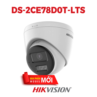 CAMERA TVI HIKVISION DS-2CE78D0T-LTS 2MP ĐÈN KÉP HỒNG NGOẠI & ÁNH SÁNG TRẮNG ĐÀM THOẠI 2 CHIỀU