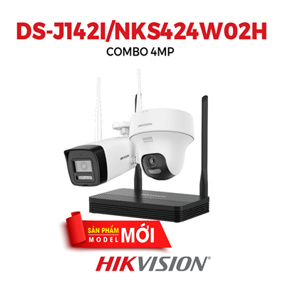 COMBO 4MP IP Wifi HIKVISION DS-J142I/NKS424W02H