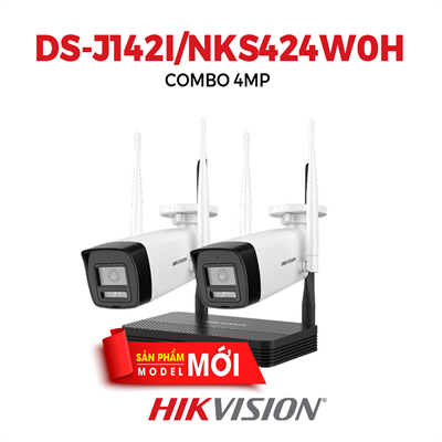 COMBO IP Wifi HIKVISION 4MP DS-J142I/NKS424W0H