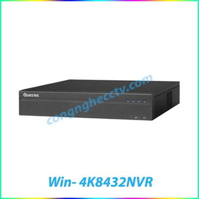 Đầu ghi hình camera IP 32 kênh QUESTEK Win-4K8432NVR
