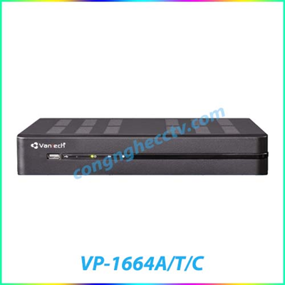 Đầu ghi hình All in One 16 kênh VANTECH VP-1664A/T/C