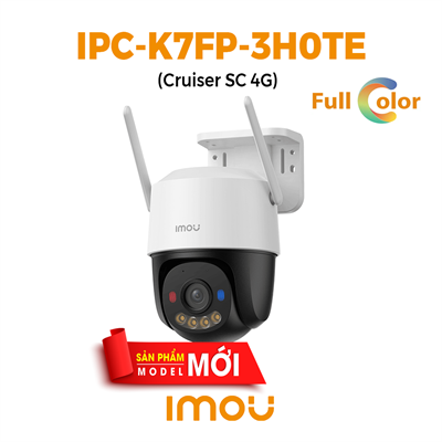 Camera IP 4G IMOU ngoài trời IPC-K7FP-3H0TE 3.0MP