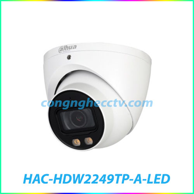 CAMERA HAC-HDW2249TP-A-LED 2.0 MEGAPIXEL