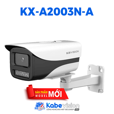 Camera IP KBVISION KX-A2003N-A thân cố định ngoài trời 2.0MP