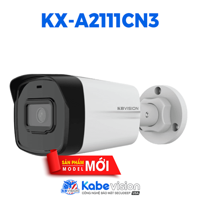 Camera IP KBVISION KX-A2111CN3 cố định thân lớn ngoài trời 2MP
