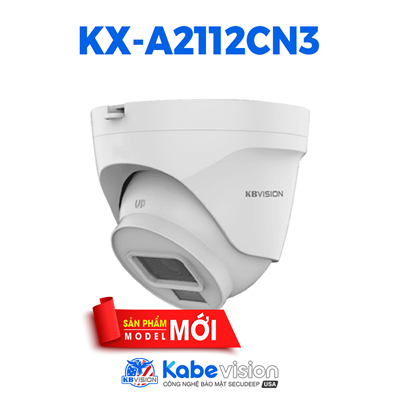 Camera IP Dome KBVISION KX-A2112CN3 cố định trong nhà 2MP