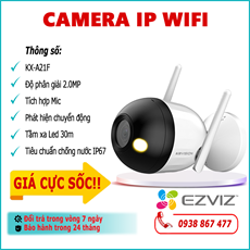 Camera IP Wifi KBVISION KX-A21F 2.0MP lắp đặt ngoài trời
