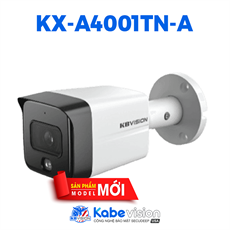 Camera IP KBVISION KX-A4001TN-A thân kim loại cố định ngoài trời 4.0MP có mic 