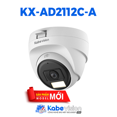 Camera Dome HDCVI KBVISION KX-AD2112C-A Full Color ánh sáng kép thông minh 2.0MP 