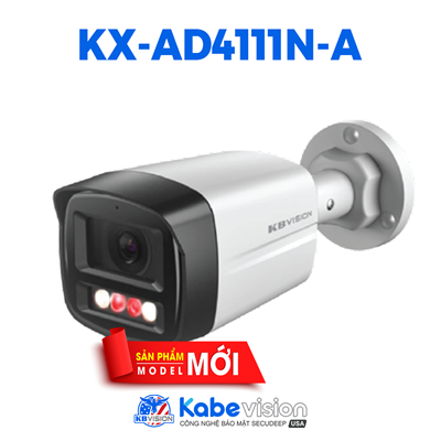 Camera IP Thân KBVISION KX-AD4111N-A cố định 4.0MP có mic