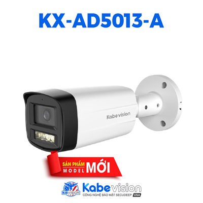 Camera Thân HDCVI KBVISION KX-AD5013-A Full Color ánh sáng kép thông minh 5.0MP