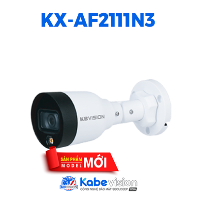 Camera IP KBVISION KX-AF2111N3 FULL COLOR thân ngoài trời 2.0MP