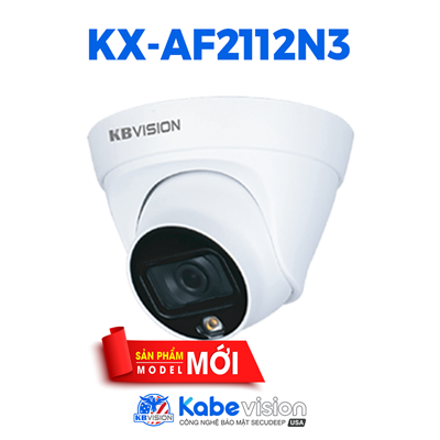 Camera IP KBVISION KX-AF2112N3 FULL COLOR dome 2.0MP