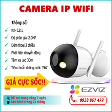 Camera IP Wifi KBVISION KX- C21L 2.0MP lắp đặt ngoài trời
