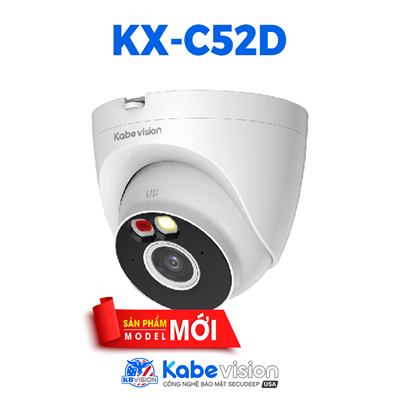 Camera IP WiFi dome KBVISION trong nhà  Ánh sáng kép KX-C52D 5.0MP