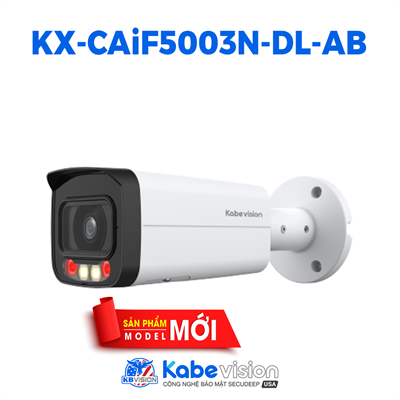 Camera IP KBVISION KX-CAiF5003N-DL-AB thân Full Color ánh sáng kép thông minh 5MP