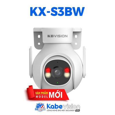 Camera IP Wifi KBVISION KX-S3BW 3.0MP lắp đặt ngoài trời