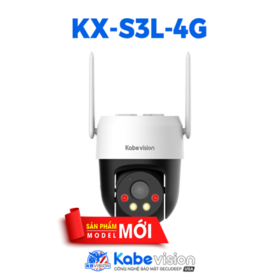 Camera IP 4G KBVISION KX-S3L-4G quay quét ngoài trời 3MP