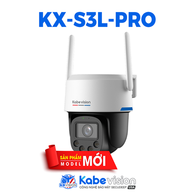 Camera PT WiFi KBVISION ngoài trời Mắt Đêm ống kính cố định quay quét ngoài trời KX-S3L-PRO 3.0MP