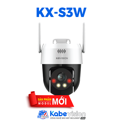 Camera IP Wifi KBVISION KX-S3W 3.0MP lắp đặt ngoài trời
