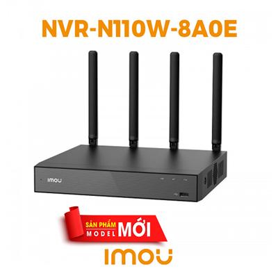 Đầu ghi hình NVR 10 kênh Wi-Fi NVR-N110W-8A0E