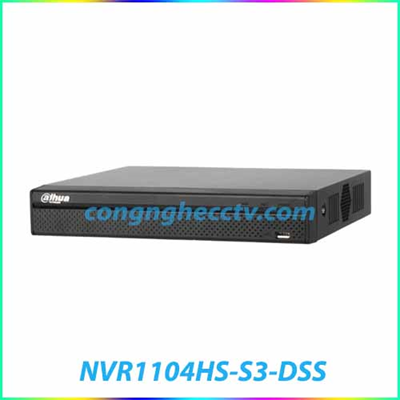 ĐẦU GHI HÌNH IP NVR1104HS-S3-DSS 4 KÊNH