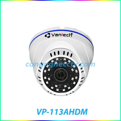 Camera AHD Dome hồng ngoại VANTECH VP-113AHDM