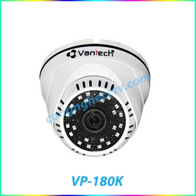 Camera IP Dome hồng ngoại 2.0 Megapixel VANTECH VP-180K