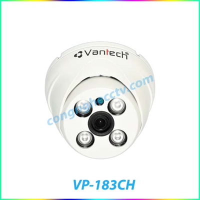 Camera IP Dome hồng ngoại 2.0 Megapixel VANTECH VP-183CH