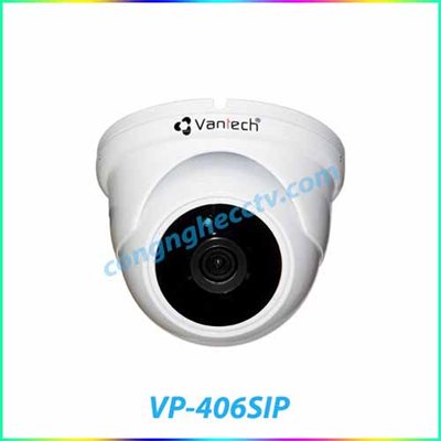 Camera IP Dome 3.0 Megapixel VANTECH VP-406SIP